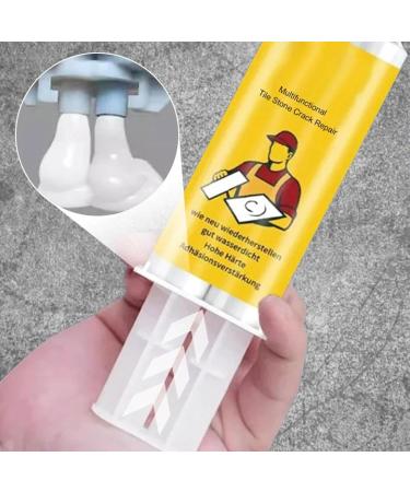 Multifunctional Tile Stone Crack Repair Kit Tile Granite and Marble Repair Kit Granite Repair Kit for Chips Tile and Ceramic Glaze Repair Paste Ceramic Stone Tile Floor Crack Repair Kit (1pcs) - Buy Online on GoSupps.com