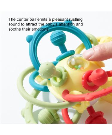 Lambo Babies Bite Rattles | Sensory Biting Toys for Preschool Learning | Gripping Plates & Bitering Balls for Newborns Boys & Girls - International Shipping Available - Buy Online on GoSupps.com