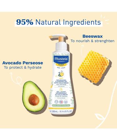 GoSupps.com - Mustela Baby Nourishing Cleansing Hair and Body Gel with Cold Cream For Dry Skin 10.14 fl oz (300 ml) - Buy Online on GoSupps.com