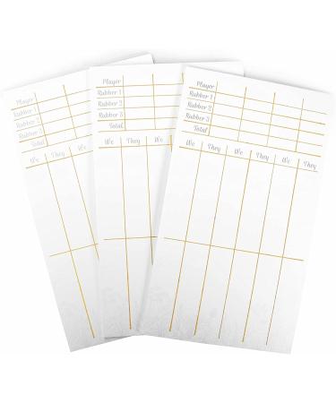 Bridge Scorecards 75-Pack - Replacement Tally Pads for Game Night - Classic We/They Bridge Game Scoring - Buy Online on GoSupps.com