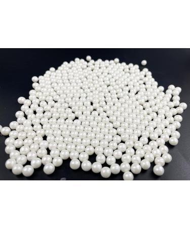 Sprinkles White Pearl Sugar Candy 7mm 120g/ 4.2oz Baking Edible Cake Decorations Cupcake Toppers Cookie Decorating Ice Cream Toppings Celebrations Shaker Jar Wedding Shower Party Christmas Supplies - Buy Online on GoSupps.com