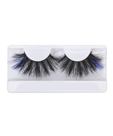 1 Pair Colored Lashes 5D False Lashes Eyelashes Wispies Fluffy Eyelashes Dramatic Strip Lashes for Cosplay Costumes Fake Eyelashes 25mm (71A-3C)