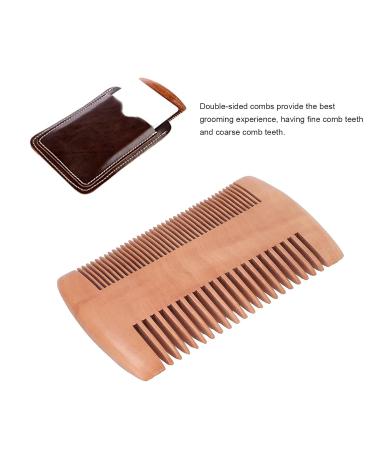 Double Sided Wooden Grooming Comb - Fine & Coarse Tooth Comb for Bathroom | International Shipping - Buy Online on GoSupps.com