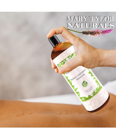 Mary Tylor Naturals Unscented Massage Oil (8 oz) - Ideal for Men, Women & Couples | Nourishing & Versatile Formula for Massage Therapy - Buy Online on GoSupps.com