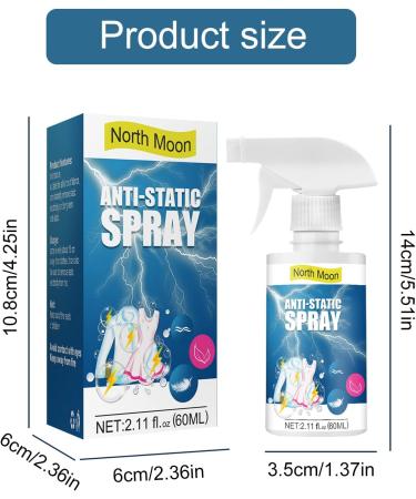 Anti Static Spray Anti Static Spray for Clothes Static Remover for Clothes Static Eliminator Spray Static Cling Remover Reduce Static Cling for Clothes Furniture and Car - Buy Online on GoSupps.com