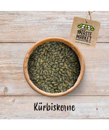  TASTE Guter Geschmack 100g of pumpkin seeds - Natural - Untreated - Premium quality - Buy Online on GoSupps.com