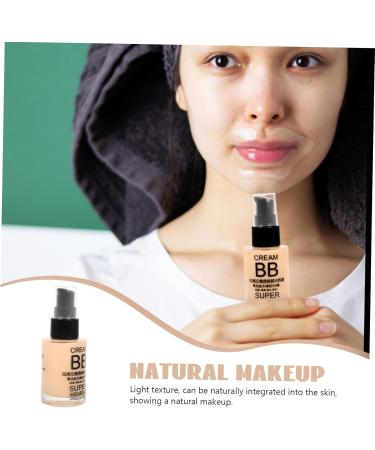  ADOCARN BB Cream Color-Changing Liquid Foundation Makeup Base Concealer Cover Moisturizing Liquid for Women Girls All Skin Tones Light Yellow - Buy Online on GoSupps.com