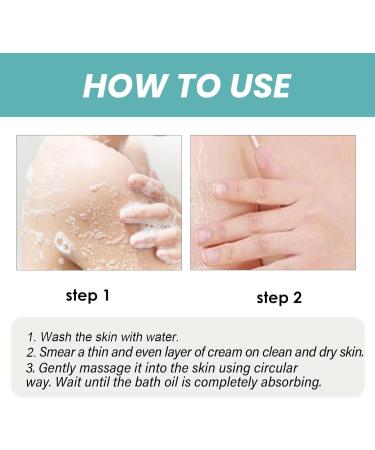 homomdy Soft Soft Bath Oil Skin Nourishing Bath and Shower Oil for Women Smooth and Softened or Rough Skin Moisturizing Body Lightweight Refreshing and Non-Greasy (1pcs) - Buy Online on GoSupps.com