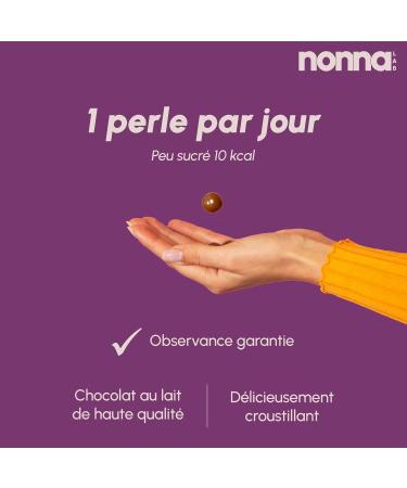 NONNA LAB - Relax - Promotes Relaxation - Food Supplements - Relaxation & Stress Resistance - 1 Month Cure - 30 Chocolate Beads - Made in France - Buy Online on GoSupps.com