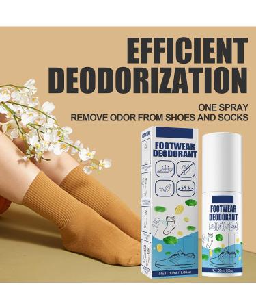 KOAHDE Sock Antibacterial Deodorant Spray Shoe and Sock Deodorant Foot Odor Eliminator Shoe & Sock Antibacterial Deodorant Spray Natural Shoe Deodorizer Shoe Socks Deodorant Spray Sweat Odor 30ML - Buy Online on GoSupps.com