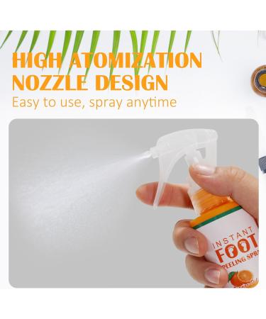 Foot Callus Removal Spray Foot Peel Spray Instant Foot Peeling Spray Orange Oil Foot Callus Remover Spray for Cracked Rough Heels Calluses & Dry Toe Skin Elbow Leg Shoulder Back Knee Use - Buy Online on GoSupps.com