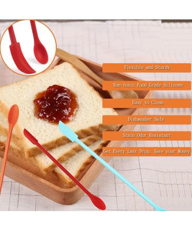 Makeup Spatula 6 Pcs Mini Silicone Last Drop Spatulas Multifunctional Scraper Small Beauty Makeup Spatula Tiny Scraper for Thin Jar Bottle Cosmetics - Buy Online on GoSupps.com