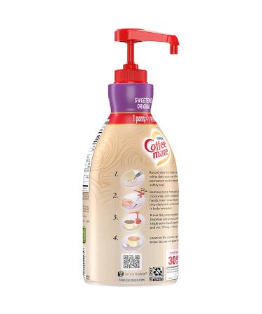 Nestle Coffee mate Sweetened Original Non-Dairy Liquid Creamer Pump Bottle 50.7 Fl Oz (Pack of 2) - No Refrigeration Required - Buy Online on GoSupps.com