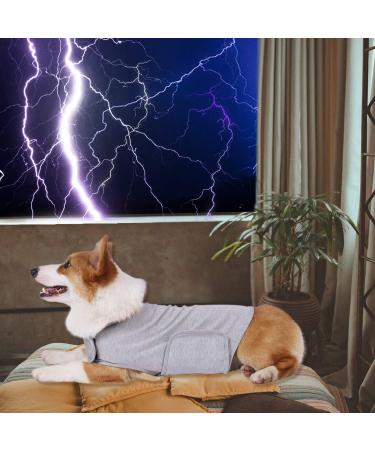 Yukool Anxiety Coat for Dogs - Light Wrap Vest & Jacket for Immediate Relief from Anxiety during Fireworks & Thunderstorms - Size M Gray - Buy Online on GoSupps.com