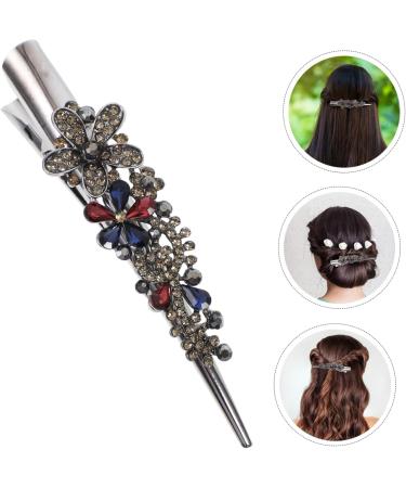 Minkissy Womens Hair Clips Metal Bill Clip 1Pc Large Alligator Hair Clips Rhinestone Duckbill Clips Crocodile Barrettes for Styling Hairdressing () Rhinestone Duckbill Clip Rhinestone Hair Clip Colorful - Buy Online on GoSupps.com