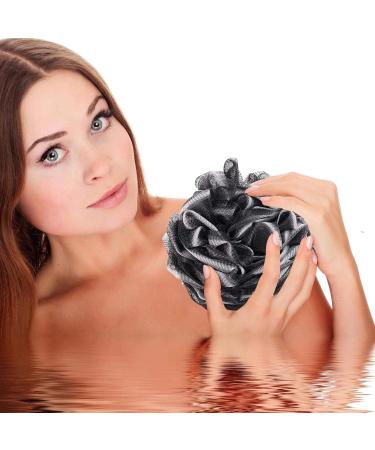 BTYMS 4-Piece Large Shower Loofahs - 75g Body Pouf Mesh Sponge for Bathing Style K - Perfect for Luxurious Cleansing - Buy Online on GoSupps.com