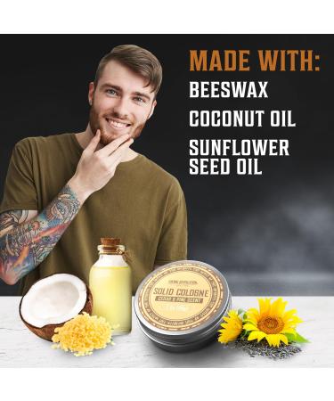 Viking Revolution Cedar and Pine Mens Solid Cologne Men 2 Oz - Men Solid Perfume with Cedar and Pine Cologne for Men - Balm Cologne for Mens Cologne Balm Travel Cologne Wax (1 pack Cedar and Pine) Cedar and Pine 2 Ounce (Pack of 1) - Buy Online on GoSupps.com