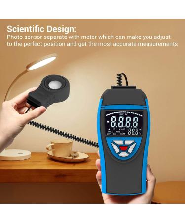 ANNMETER Light Illuminance Meter  Digital Luxmeter AN-8801C Measures 0-40 000Lux/ Footcandle with Separate Lumen Sensor  Lux/FC Lights Tester for Plant LED Office - Buy Online on GoSupps.com