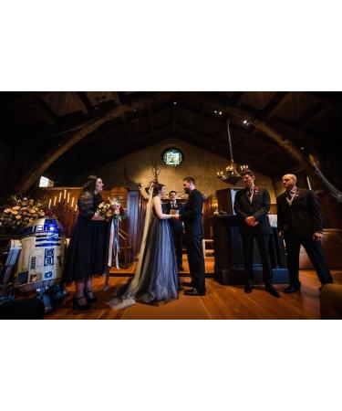 MYAMPED R2D2 BB8 Cake Topper - Glitter Black R2D2 BB8 Robot Wedding Cake Topper Decorations Suitable for Halloween Wedding Engagement or Wedding Anniversary - Buy Online on GoSupps.com