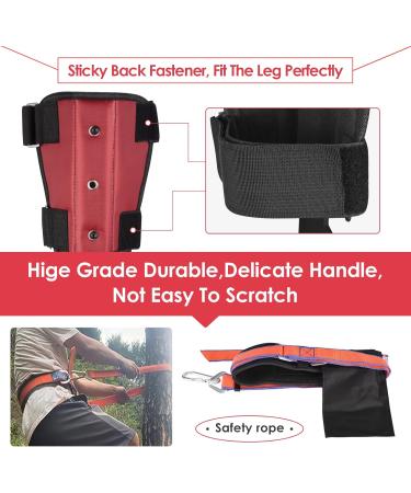 Hlieeeosfcn Tree Climbing Spike Set - Non-Slip Tree Climbing Equipment with Safety Belt | Durable Climbing Tools for Safe Outdoor Adventures - Buy Online on GoSupps.com