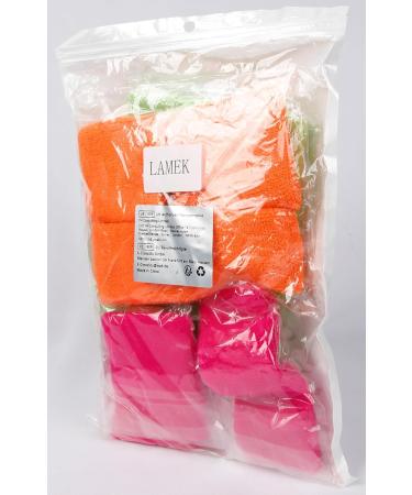 Shop Lamek 9-Stk Neon Welding Band Set - 80s Retro Headbands & Bracelets for Sports & Parties | Perfect for St. Patrick's Day - Pink Green Orange - Buy Online on GoSupps.com