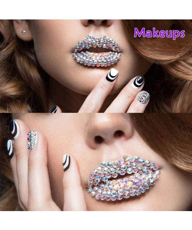 1600 Pieces Self-Adhesive Rhinestones - 6 Sizes for Face Nails & Crafts - Includes Tweezers & Dotting Pen - Buy Online on GoSupps.com