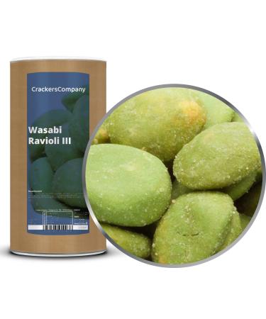 1 x 500g Wasabi Peanut Ravioli extra spicy vegetarian crunchy 500 g (1 pack)
