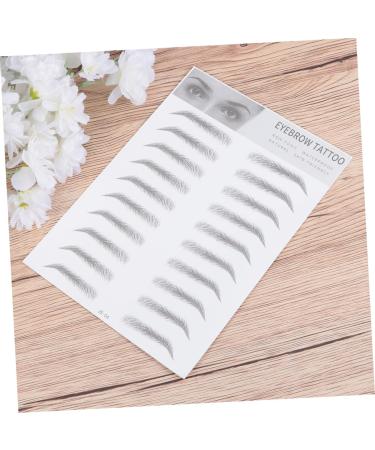 Didiseaon 2pcs 3d Eyebrow Stickers Suit Makeup Eyebrow -like Imitation Eyebrow Cosmetic Transfer Stickers 6d - Buy Online on GoSupps.com