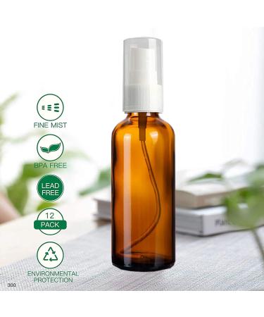 Senten 20-Pack Brown Spray Bottles | 30ml & 50ml Refillable Travel Atomizers for Essential Oils Perfume & Liquid | Perfect for International Shipping - Buy Online on GoSupps.com