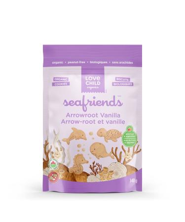 Love Child Organics Sea Friends Arrowroot Vanilla Cookies 140 g 12 Pack