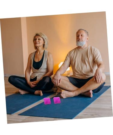 Buy Toddmomy Rubber Handball - Finger Handle Weighted Lacrosse Trainer for Improved Coordination - 5.8cm Gel Violet Japan Fitness - Buy Online on GoSupps.com