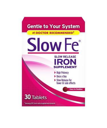 Slow Fe Slow Release Iron, 60 Tablets (Pack of 2)