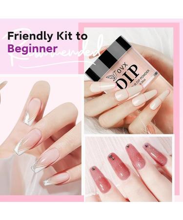 Dip Powder Nail Kit 8 Colors Dip Nails Powder Starter Kit Nail Dip Powder Kit for Beginners with Everything Nail Art Kit with Dipping Powder Liquid Set Recycling Tray for Manicure Home and Salon Use - Buy Online on GoSupps.com
