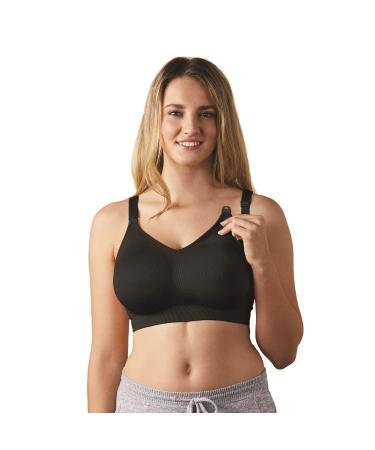 Bravado! Body Silk Seamless Nursing Bra 1401 4XL Black