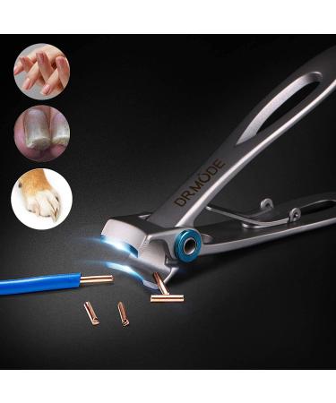 DR. MODE Extra Large Nail Clippers for Thick Nails | 15mm Wide Jaw Opening, Nail File, Heavy Duty Fingernail Cutter for Men & Seniors - Buy Online on GoSupps.com