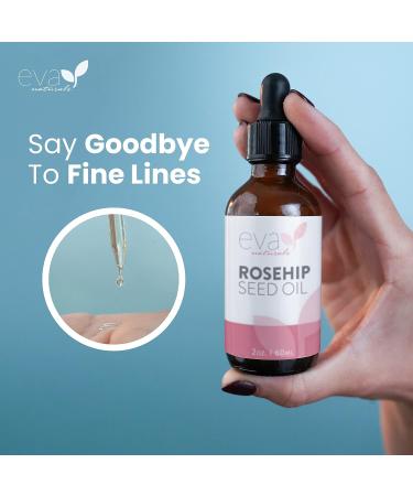 Organic Rosehip Seed Oil (2 Fl Oz) for Face - Stretch Mark & Scar Removal, Reduces Inflammation & Boosts Collagen Production - Radiant Skin & Facial Oil - Buy Online on GoSupps.com
