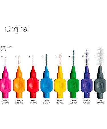 TePe Oral Health Care Interdental Brush Mixed Pack - 8 Pieces - Orange, Pink, Red - 8 Count - Buy Online on GoSupps.com