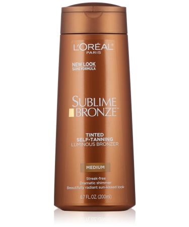L'Oreal Paris Sublime Bronze Luminous Bronzer Self-Tanning Lotion 6.7 oz.