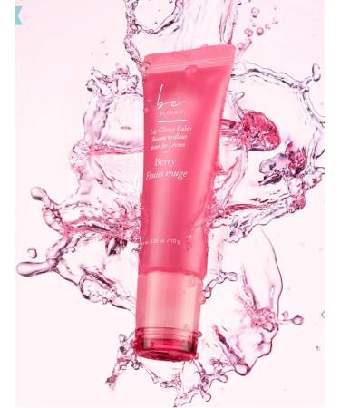 beBloomie Lip Glowy Balm Berry Moisturising Lip Balm For A Sheer Tint Of Colour Infused With Hyaluronic Acid Vegan & Cruelty-free! - Buy Online on GoSupps.com
