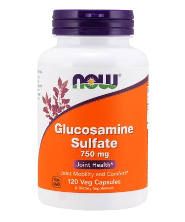Now Foods Glucosamine Sulfate 750 mg 120 Capsules