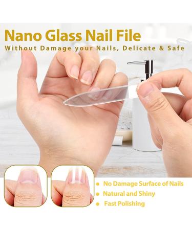 Nano Glass Foot File & Nail File | Foot Scrubber Callus Remover for Feet | Pedicure Tool for Dead Skin Removal | Foot Rasp for Cracked, Hard, Wet and Dry Feet - Buy Online on GoSupps.com