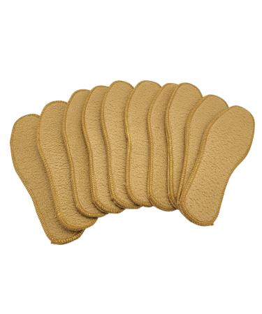 Alpaca Wool Warm Insole for Shoe Footwear 10 Pairs   Non Slip Breathable Moisture Wicking Micro Massaging Insoles (40)