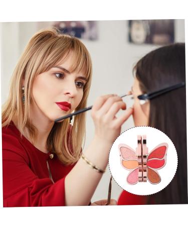 POPETPOP 2 Pcs Eyeshadow Palette Creamy Blush Glitter Makeup Cosmetic Supply Eye Shadow Lip Gloss Girl Woman 1 count (Pack of 1) As Shown 2x2pcs - Buy Online on GoSupps.com