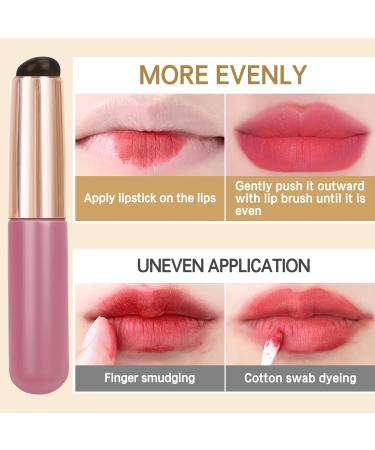 Simfree Lip Brush - Silicone Lip Makeup Applicator for Gloss Balm & Mask | Reusable Concealer Brush for Under Eye - Buy Online on GoSupps.com