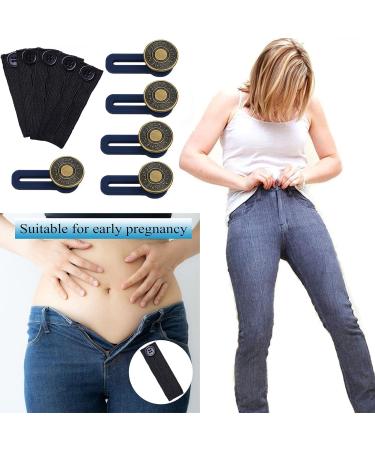 Waist Extender Button for Trousers 10pcs - Adjustable Trouser Waistband Extenders for Men, Women, and Pregnant Trousers - Ideal for Pants, Shorts, Jeans, Skirts - Buy Online on GoSupps.com