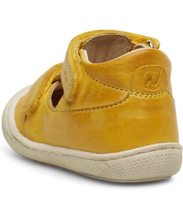Naturino Puffy-Leather Shoes - Yellow, Size 3 UK Child - Buy Online on GoSupps.com