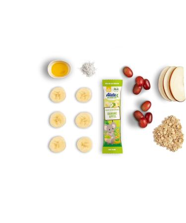 Alete Consciously Fruit Grain Bar Banana Apple Snack for Kids No Palm Oil 25g Pack (25 x 25g) Perfect for Age 3+ - Buy Online on GoSupps.com