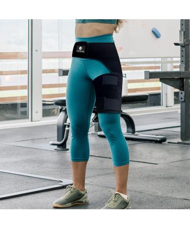 NOSIDAK Hip Brace - Sciatica Pain Relief & Thigh Compression Sleeve for SI Joint, Nerve Pain, Arthritis, Bursitis, and Muscle Strain - Buy Online on GoSupps.com