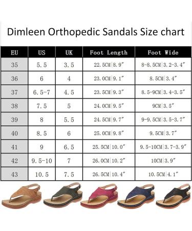 Dimleen Orthopedic Platform Sandals - Comfy Arch Support, Anti-Slip, Breathable (Black, Size 8) - Buy Online on GoSupps.com
