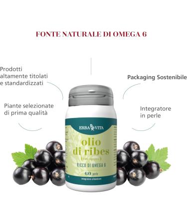 Erba Vita Olio Di Ribes Integratore Alimentare Di Omega 6 60 Pearl - Buy Online on GoSupps.com